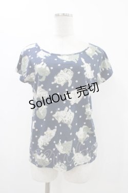 画像1: Franche Lippee / オリプリトップス M ネイビー H-25-12-07-1033-LO-TO-NS-ZH