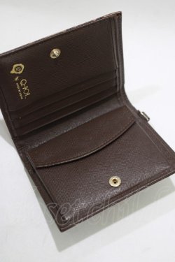 画像2: Q-pot. / ビターチョコレートフラップショートウォレット  ビターチョコレート H-25-12-07-071-QP-ZA-KB-ZH