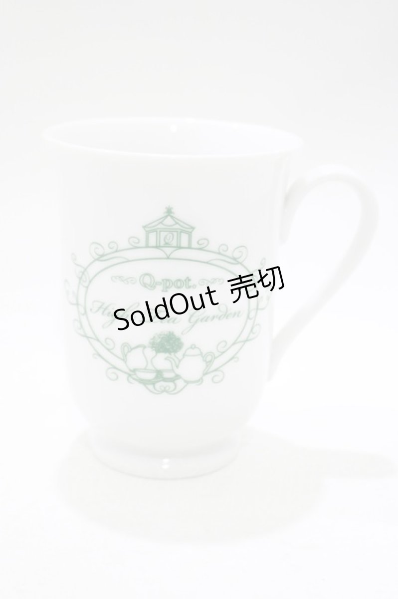 画像1: Q-pot. / High Tea Gardenカップ  ホワイト H-25-12-07-075-QP-ZA-KB-ZH (1)