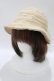 画像1: merry jenny / フリルHAT  ベージュ H-25-12-07-078-LO-AC-KB-ZH (1)