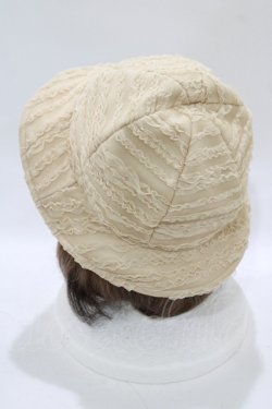 画像2: merry jenny / フリルHAT  ベージュ H-25-12-07-078-LO-AC-KB-ZH