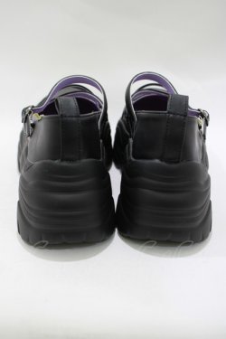 画像3: YOSUKE / ストラップシューズ 厚底スニーカー L 黒 H-25-12-07-079-PU-SH-KB-ZH