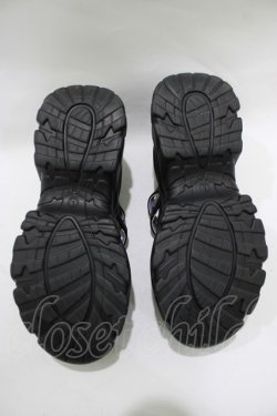 画像4: YOSUKE / ストラップシューズ 厚底スニーカー L 黒 H-25-12-07-079-PU-SH-KB-ZH
