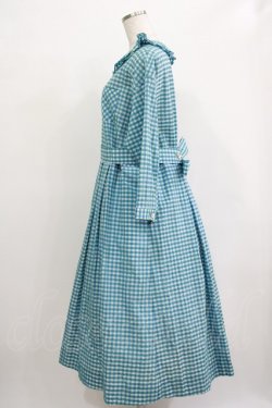 画像2: Jane Marple / タックカラーチェックワンピース  ブルー H-25-12-07-007-JM-OP-KB-ZH