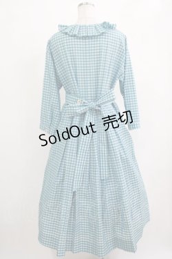画像3: 【SALE】Jane Marple / タックカラーチェックワンピース  ブルー H-25-12-07-007-JM-OP-KB-ZT449