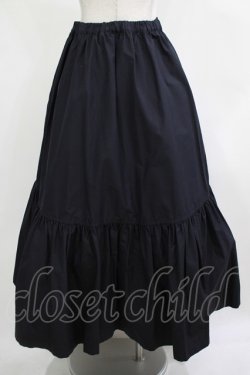 画像3: Jane Marple Dans Le Salon / Chambray weather train skirt  navy H-25-12-07-009-JM-SK-KB-ZH
