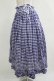 画像2: Jane Marple / ギンガムフリルスカート  ブルー H-25-12-07-010-JM-SK-KB-ZH (2)