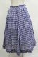画像3: Jane Marple / ギンガムフリルスカート  ブルー H-25-12-07-010-JM-SK-KB-ZH (3)