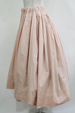 画像2: Jane Marple Dans Le Salon / Cotton linen cloth quatre tuck skirt  Pink H-25-12-07-011-JM-SK-KB-ZH