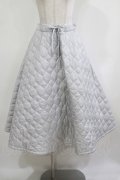 Jane Marple Dans Le Salon / quilt skirt  グレー H-25-12-07-012-JM-SK-KB-ZH