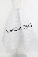 Jane Marple Dans Le Salon / quilt skirt  グレー H-25-12-07-012-JM-SK-KB-ZH