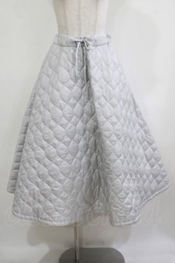 画像1: Jane Marple Dans Le Salon / quilt skirt  グレー H-25-12-07-012-JM-SK-KB-ZH