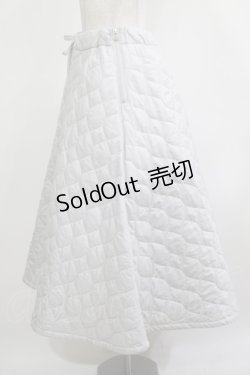 画像2: Jane Marple Dans Le Salon / quilt skirt  グレー H-25-12-07-012-JM-SK-KB-ZH