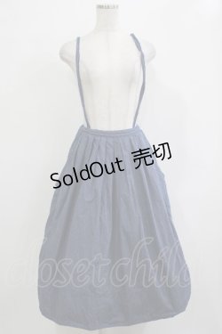 画像1: 【SALE】Jane Marple Dans Le Salon / ドビードットストライプスカート  ネイビー H-25-12-07-013-JM-SK-KB-ZT189