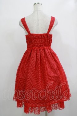 画像3: Emily Temple cute / shortcakeレースノースリーブワンピース  レッド H-25-12-07-014-ET-OP-KB-ZH