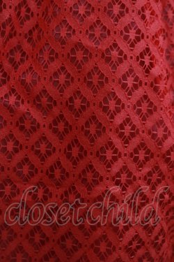 画像4: Emily Temple cute / shortcakeレースノースリーブワンピース  レッド H-25-12-07-014-ET-OP-KB-ZH