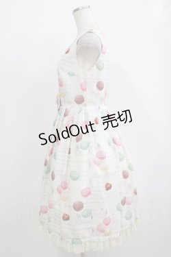 画像2: Leur Getter / Macaron Partyノースリーブワンピース M アイボリー H-25-12-07-015-LU-OP-KB-ZH