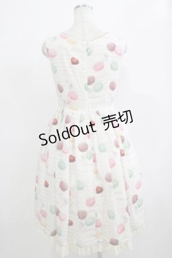 画像3: Leur Getter / Macaron Partyノースリーブワンピース M アイボリー H-25-12-07-015-LU-OP-KB-ZH
