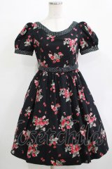 MILK / BERRY Timeワンピース  ブラックベリー×ブラックドット H-25-12-07-017-ML-OP-KB-ZH