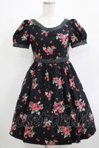 MILK / BERRY Timeワンピース  ブラックベリー×ブラックドット H-25-12-07-017-ML-OP-KB-ZH