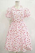 MILK / Dream ハート ワンピース  ピンク×チェリーレッドハート H-25-12-07-019-ML-OP-KB-ZH