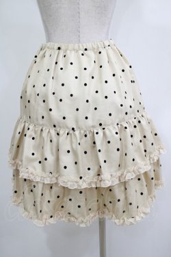 画像3: Leur Getter / ドットフロッキーティアードスカート M アイボリー H-25-12-07-020-LU-SK-KB-ZH