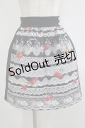 MILK / デコレーションLaceスカート  ブラックレース H-25-12-07-021-ML-SK-KB-ZH