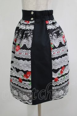 画像2: MILK / デコレーションLaceスカート  ブラックレース H-25-12-07-021-ML-SK-KB-ZH