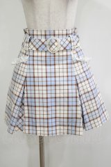 MILK / GIRL POPSスカート  サックスチェック H-25-12-07-022-ML-SK-KB-ZH