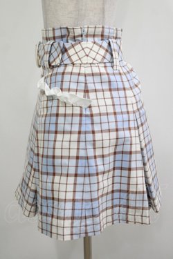 画像2: MILK / GIRL POPSスカート  サックスチェック H-25-12-07-022-ML-SK-KB-ZH