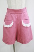 MILK / Lace Paperキュロット  ピンク H-25-12-07-025-ML-PA-KB-ZH