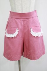 MILK / Lace Paperキュロット  ピンク H-25-12-07-025-ML-PA-KB-ZT281