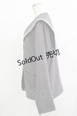 画像2: Candy Stripper / SAILORジャケット M グレー H-25-12-07-027-PU-JA-KB-ZH