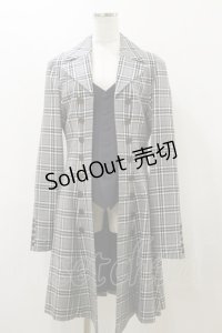 ATELIER BOZ / チェックローランドジャケット  グレー H-25-12-08-069-EL-JA-KB-ZH
