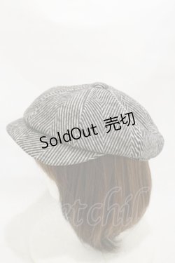 画像1: NieR CLOTHING / キャスケット  黒 H-25-12-08-009-PU-AC-KB-ZH