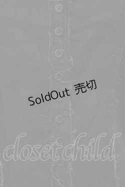 画像5: Na+H / ダメージガーゼジャケット  黒 H-25-12-08-070-PU-JA-KB-ZH