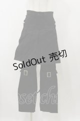 alice auaa / ボンテージパンツ 2（ユニセックス） ブラック H-25-12-08-073-AA-PA-KB-ZH