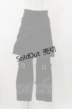 画像1: alice auaa / ボンテージパンツ 2（ユニセックス） ブラック H-25-12-08-073-AA-PA-KB-ZH