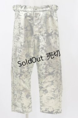 画像1: Na+H / Rustパンツ  ゴールド H-25-12-08-074-PU-PA-KB-ZH