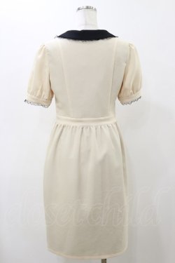 画像2: MILK / マドモアゼルLULUワンピース  ベージュ×ブラック H-25-12-08-075-ML-OP-KB-ZH