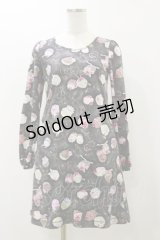 MILK / アフタヌーンカップケーキワンピース  スモークブラック H-25-12-08-076-ML-OP-KB-ZH