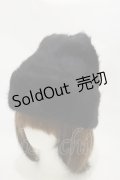 Katie / ANGORA watch cap  黒 H-25-12-08-012-LO-AC-KB-ZH