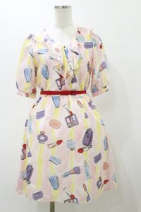 MILK / ヌーボーgirlワンピース  ピンク H-25-12-08-077-ML-OP-KB-ZT452