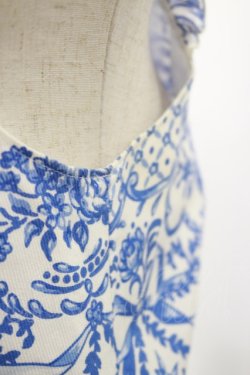 画像4: MILK / ポーセリンワンピース  オフ×ブルー H-25-12-08-078-ML-OP-KB-ZH