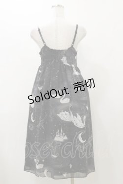 画像2: MILK / スワンレイクソワレ  ブラック×ホワイトスワン H-25-12-08-079-ML-OP-KB-ZH