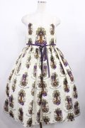 Enchantlic Enchantilly / ヴィオレッタへ捧ぐヴァイオリンジャンパースカート おおきいサイズ アイボリー H-25-12-08-1001-LO-OP-NS-ZH