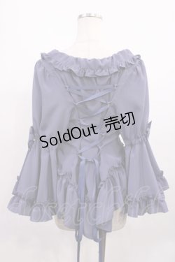 画像3: metamorphose / フリル姫袖ボレロ サイズ1 ブルーグレー H-25-12-08-1028-ME-TO-NS-ZH