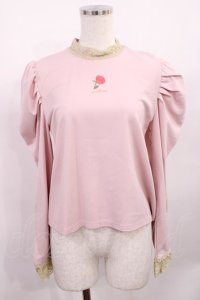 Lolime by mellfy memory / Mary rose ハイネックカットソー M PINK H-25-12-08-1029-LO-TO-NS-ZH
