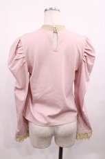 画像2: Lolime by mellfy memory / Mary rose ハイネックカットソー M PINK H-25-12-08-1029-LO-TO-NS-ZH (2)