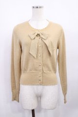 Angelic Pretty / Twinkle グリッターニットカーディガン Free ゴールド H-25-12-08-1030-AP-TO-NS-ZH